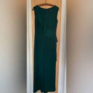 Women’s Connected Apparel Ruffle Drape Jumpsuit